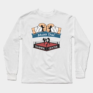 Muay Thai Boxing Training Long Sleeve T-Shirt